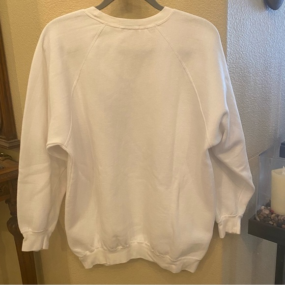 Vintage FILA White Sweatshirt Size XL-Unisex-Made in Hong Kong - Picture 4 of 6